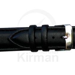 Correa Reloj Piel 22x90/130mm139046N León Negra Cierre Hebilla