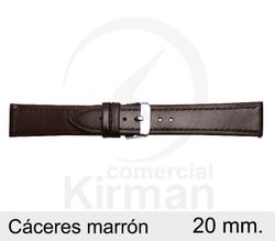 Correa Reloj Piel Caceres 4060220 Marrón Ancho 20mm