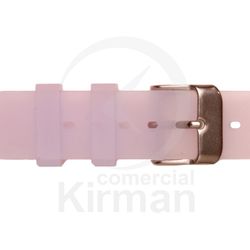 Correa Reloj Silicona 14x75/120mm 135069/14L Atenas Lila Translúcida Cierre Hebilla