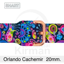 Correa Reloj Silicona 20mm 135164/20E3 Smart Orlando Cachemir Cierre Hebilla