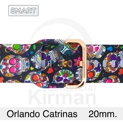 Correa Reloj Silicona 20mm 135164/20E6 Smart Orlando Catrinas Cierre Hebilla
