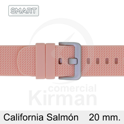 Correa Reloj Silicona 20mm 135166/20S Smart California Salmón Cierre Hebilla