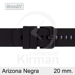 Correa Reloj Silicona 20mm 135167/20N Smart Arizona Negra Cierre Hebilla