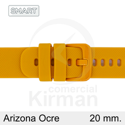 Correa Reloj Silicona 20mm 135167/20O Smart Arizona Ocre Cierre Hebilla