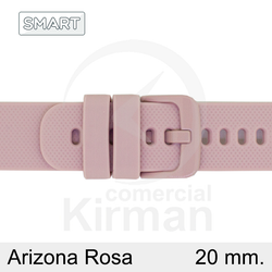 Correa Reloj Silicona 20mm 135167/20RO Smart Arizona Rosa Cierre Hebilla