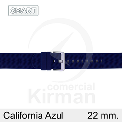 Correa Reloj Silicona 22mm 135166/22A Smart California Azul Cierre Hebilla
