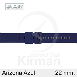 Correa Reloj Silicona 22mm 135167/22A Smart Arizona Azul Cierre Hebilla