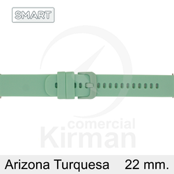 Correa Reloj Silicona 22mm 135167/22T Smart Arizona Turquesa Cierre Hebilla