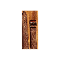 Correa Reloj Wss Piel Lucertola Marrón Claro Genuina 18mm WSS402-lucertolamarrónclaro-18