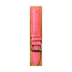 Correa Reloj Wss Piel Ostrich Rosa Genuina 16mm WSS403-ostrichrosa-16