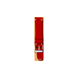 Correa Reloj Wss Piel Roja 20mm WSS229-roja-20