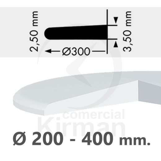 Cristal Reloj Mineral 220-001-379 Óptico Grosor 1,50mm x 2,50mm x Diámetro 37,9mm