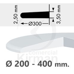 Cristal Reloj Mineral 220-002-280 Óptico Grosor 2,50mm x 3,50mm x Diámetro 28,0mm