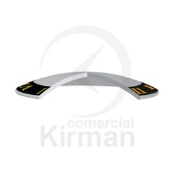 Cristal Reloj Mineral 227-003-315 Bombé C. Bisel Negro - Números Diámetro 31,5mm