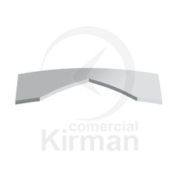 Cristal Reloj Mineral 233-002-600 Rectangular Bombé Altura 6,00mm x 25x38mm x 1,00mm Grosor