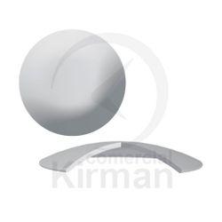 Cristal Reloj Zafiro 221-004-345 Bombé 3,50mm x 345mm Diámetro