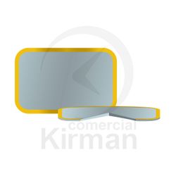 Cristal Reloj Zafiro 221-016-003 Rectangular Bombé Para Cart Diámetro 25,4x29,4mm x 1,00mm Grosor