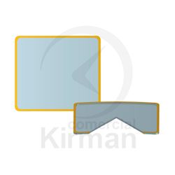 Cristal Reloj Zafiro 221-016-004 Cuadrado Bombé Para Cart Diámetro 27,15x27,15mm x 2,00mm Grosor