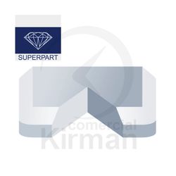 Cristal Reloj Zafiro 221-016-016 Cuadrado Plano Para Cart Diámetro 13,9X13,9mm x 0,85mm Grosor