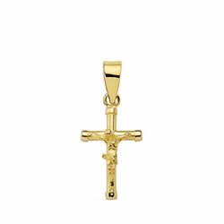 Cruz Cristo Oro 18kts 14x9mm Lisa 16808