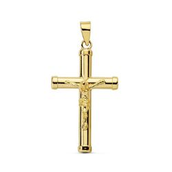 Cruz Cristo Oro 18kts 25x16mm Lisa 16743