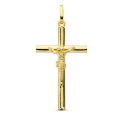 Cruz Cristo Oro 18kts 29x16mm Oval 16789