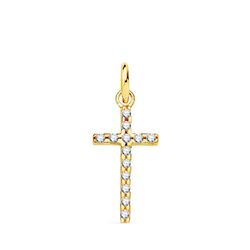 Cruz Oro 18kts 16x9mm 16773-OA Circonitas