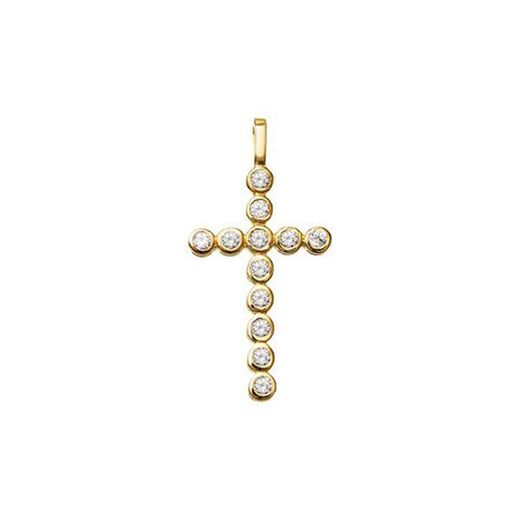18kt Gold Kreuz Argyor MRM 19,20x11,60mm (18)75A0020-19,20mm Diamanten