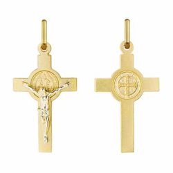 Cruz Oro 18kts Argyor MRM 22x14mm (18)23105 Con Cristo