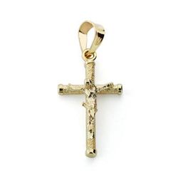 Cruz Oro 9kts 19x10,5x1,5mm 9K16343 Cristo