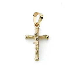 Cruz Oro 9kts 19x10x1,5mm 9K16342 Cristo
