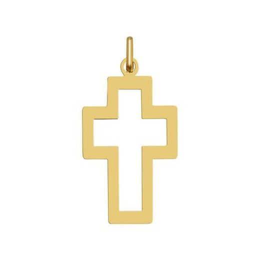 Cruz de ouro 9kt Argyor MRM 24x19mm (9)23306 vazado