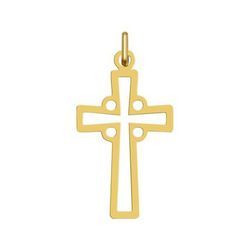 Cruz Oro 9kts Argyor MRM 25x14mm (9)23308 Calada Decorada