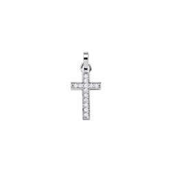 Cruz Oro Blanco 18kts Argyor MRM 12x7,3mm (18)75B0025 Diamantes