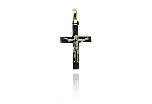 Arior Silver Cross 2.2x1.5cm 1110248PU Latin Crucifixion