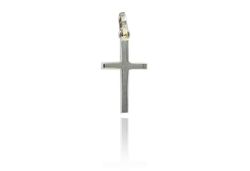 Cruz Plata Arior 2,4x1,5cm 1110133PU Crucifixión Latina Lisa