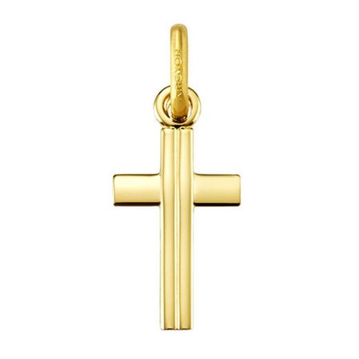 Croix en argent plaqué or Argyor MRM 22 x 14 mm (AG) 232002D - 22 mm fendue