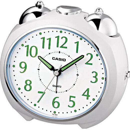 Casio Analoge wekker TQ-369-7EF Zilver