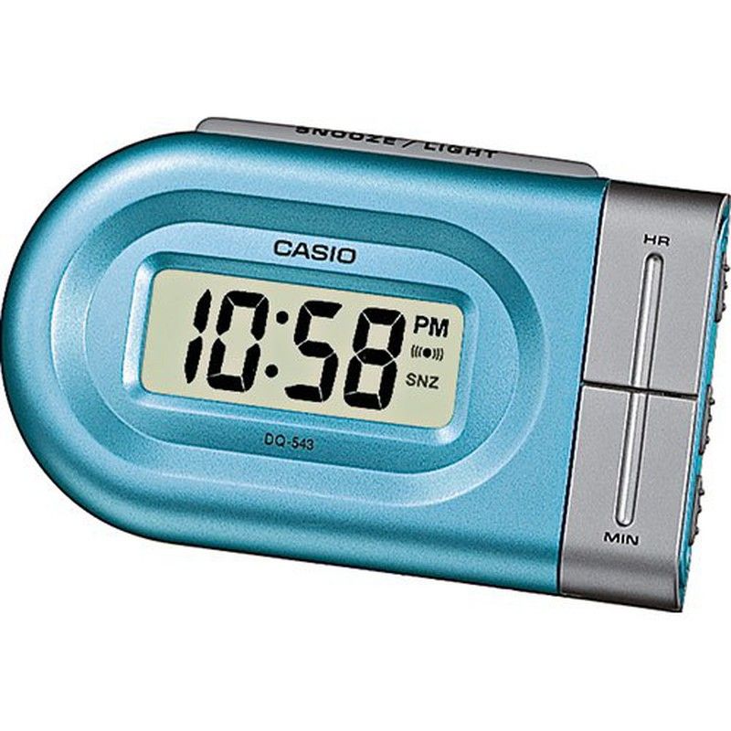 Despertador Casio Digital DQ-543-3EF Azul — Joyeriacanovas