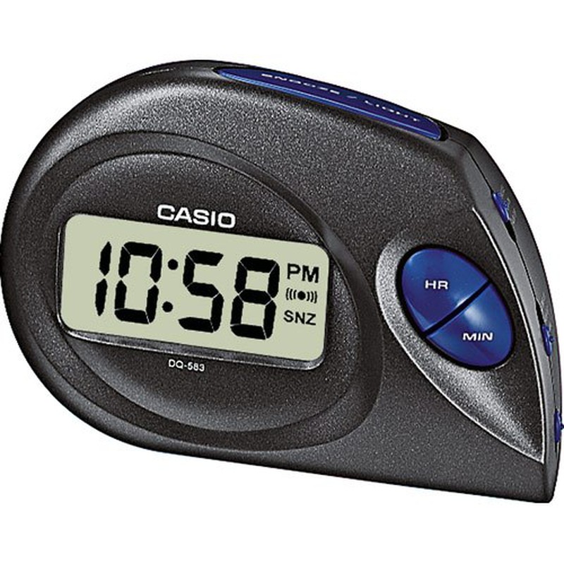 Despertador Casio Digital DQ-583-1EF Negro — Joyeriacanovas