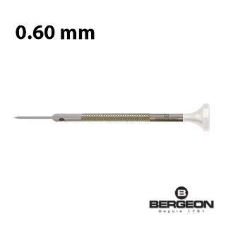 Destornillador De Precisión Bergeon Acero 045075/2 Punta Plana De 0.60mm
