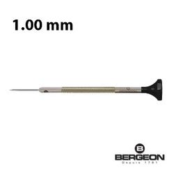 Destornillador De Precisión Bergeon Acero 045075/4 Punta Plana De 1.00mm