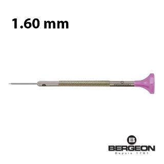 Destornillador De Precisión Bergeon Acero 045075/7 Punta Plana De 1.60mm