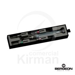 Destornillador De Precisión Bergeon Acero 45120 (5) Adaptadores
