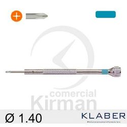 Destornillador Klaber Acero 045102/1 Punta Philips De 1.40mm