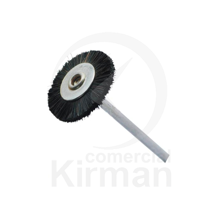 Disco Montado Metal 2,35mm 17260 Cerda Negra Fuerte 22mm Diámetro