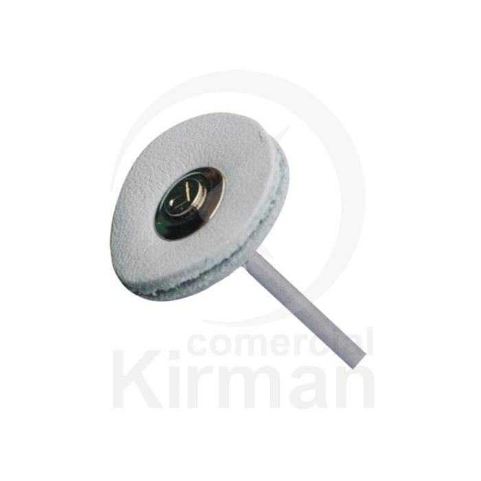 Disco Montado Metal 40mm 17258 Fibra Blanca 22mm Diámetro