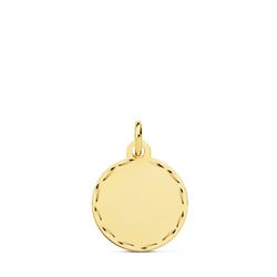 Disco Oro 9kts 14mm 9K260182