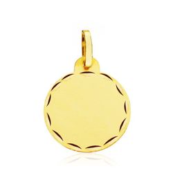 Disco Oro 9kts 16mm 9K260183 Tallado