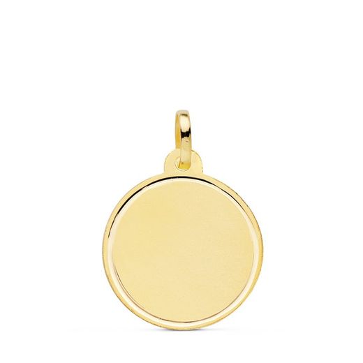 Disco Oro 9kts 18mm 9K120648 Tallado